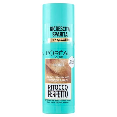 L'Oréal Paris Ritocco Perfetto Spray Istantaneo Ritocco Radici, i Biondi, 75 ml